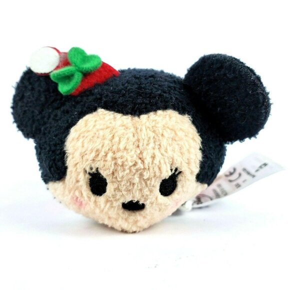 Tsum Tsum Disney Minnie Mouse Plush Holiday Christmas Mini Stuffed Animal Toy - Picture 1 of 10
